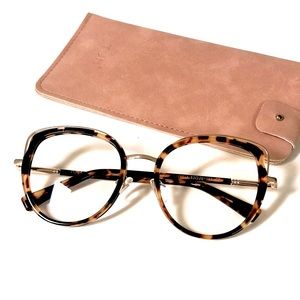 TIJN Leona Glasses Tortoise Oversized Frames